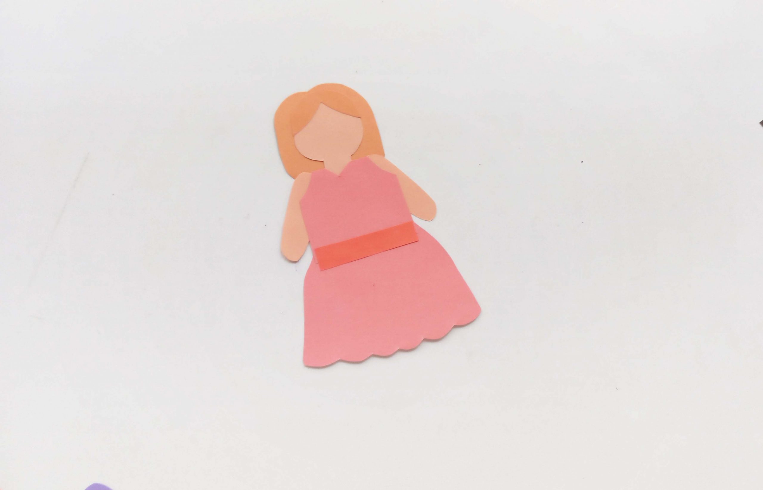 Little Miss Muffet nursery rhyme craft tutorial