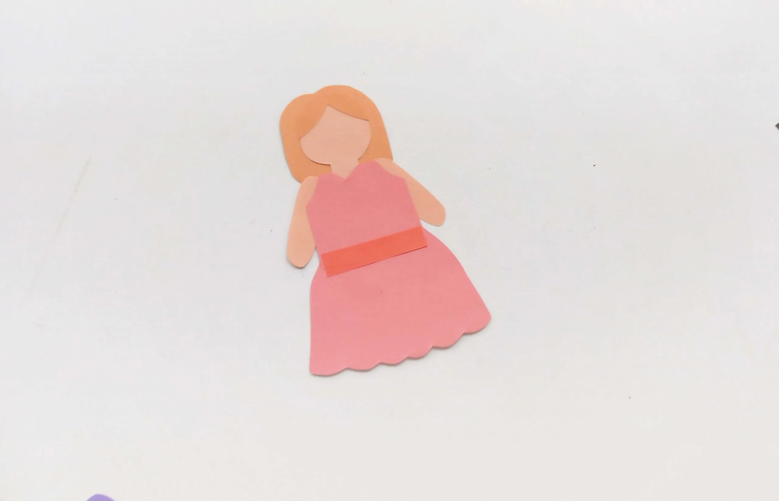 Little Miss Muffet nursery rhyme craft tutorial