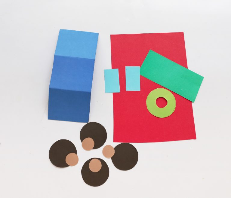 Toilet Paper Roll Train Craft for Kids