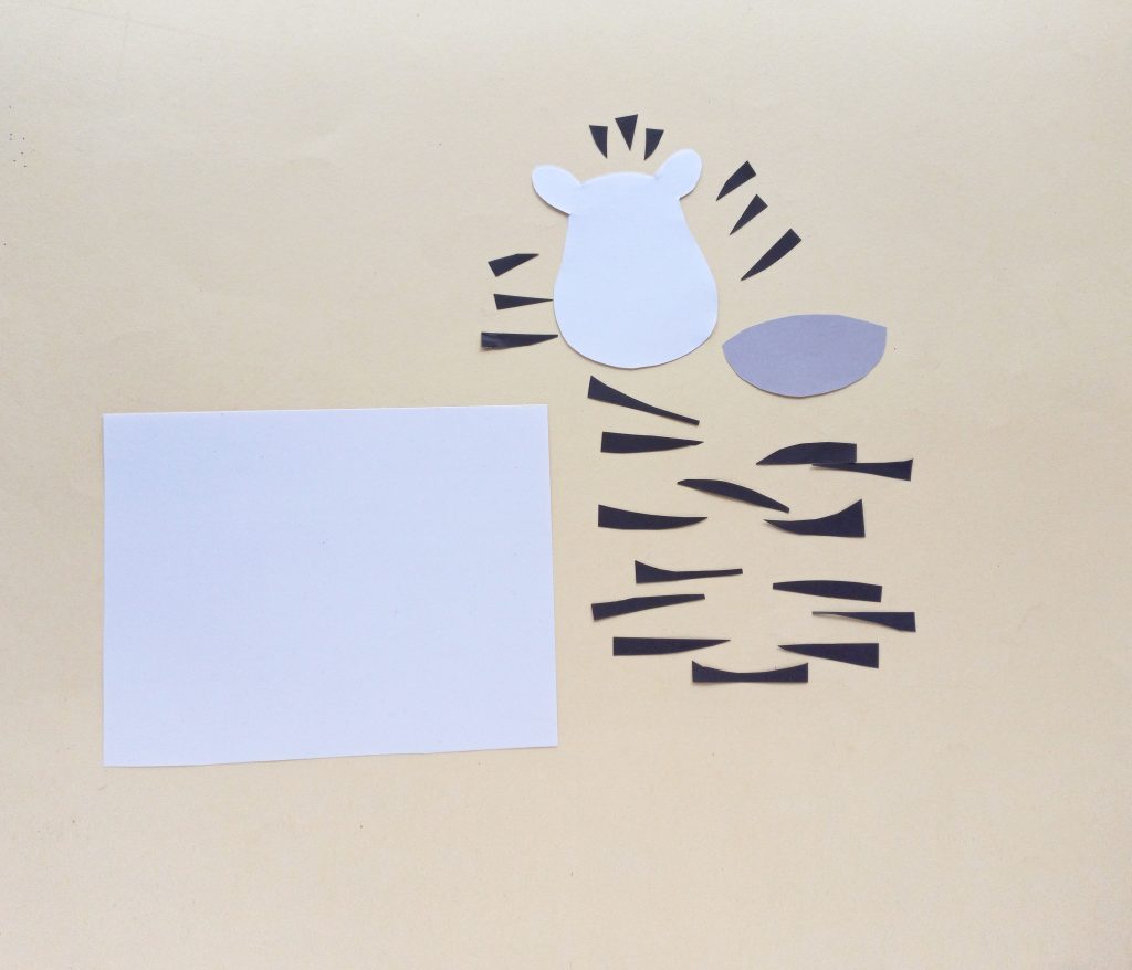 Toilet Paper Roll Zebra Craft