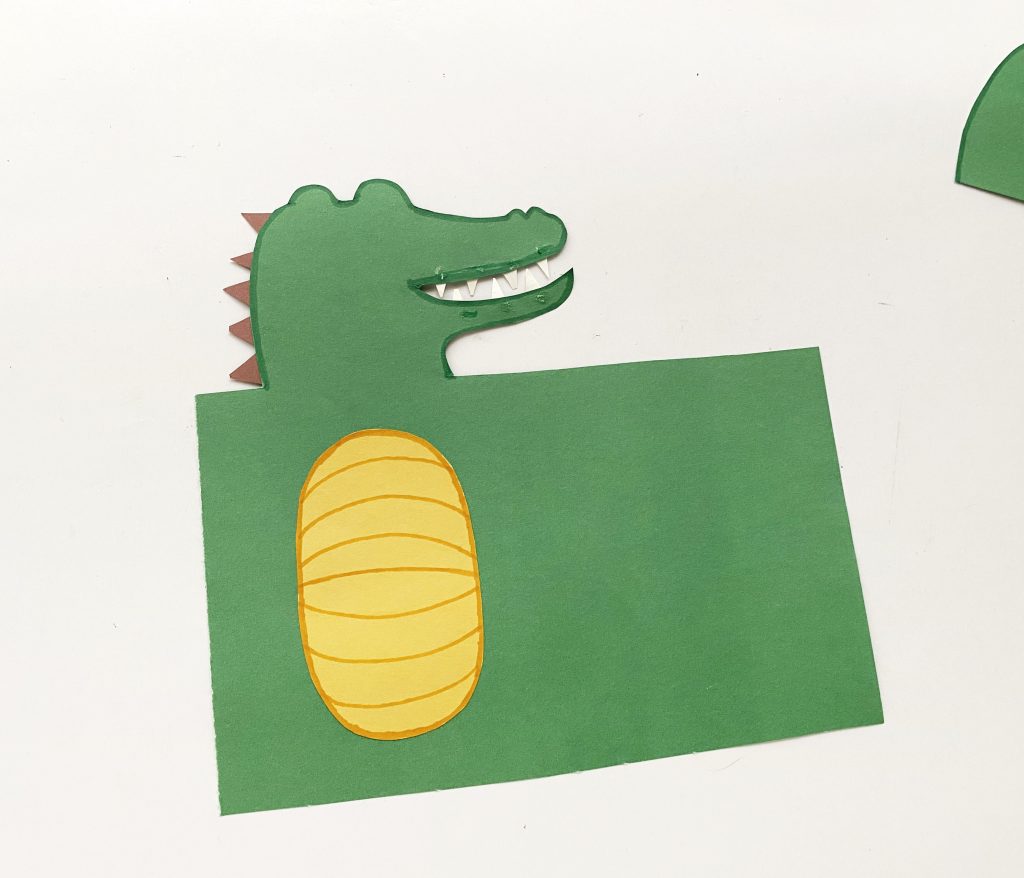 Toilet Paper Roll Alligator Craft