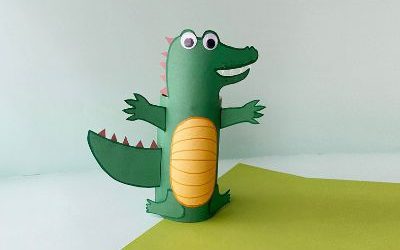 easy alligator craft
