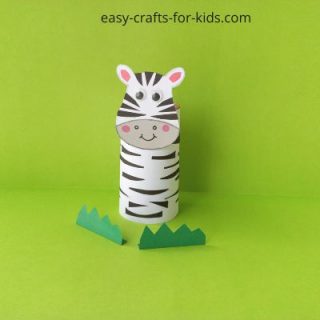 easy zebra craft for kids