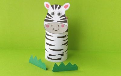 easy zebra craft for kids