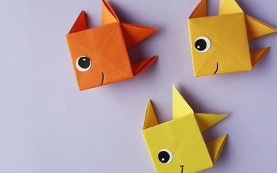 how to origami fish