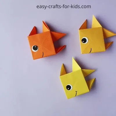 how to origami fish