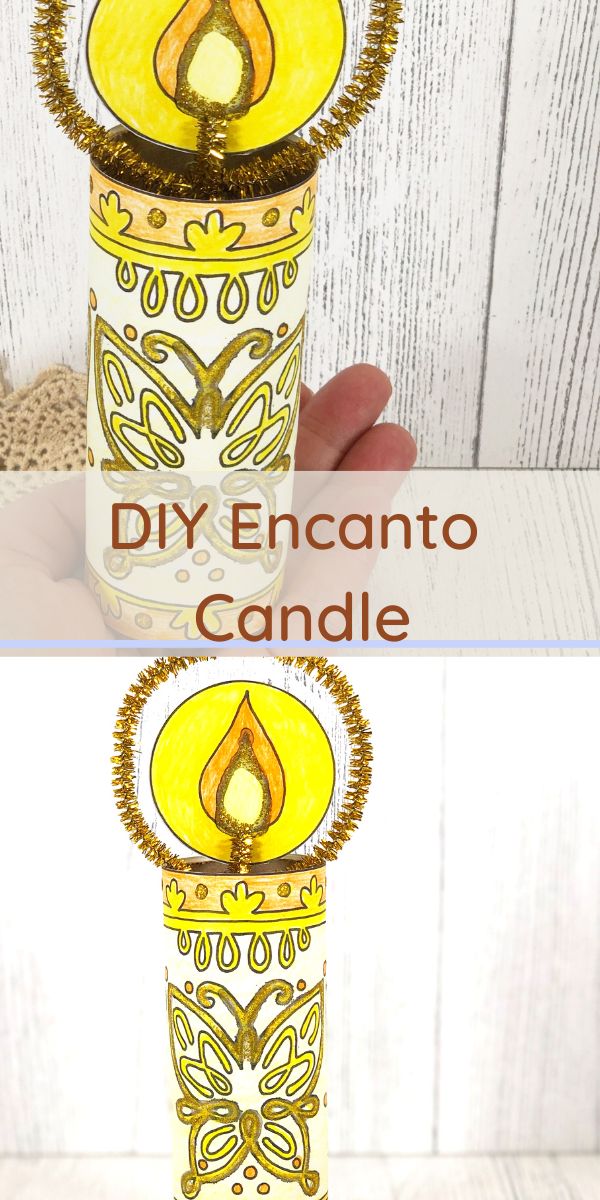 Encanto Candle Craft with Toilet Paper Roll