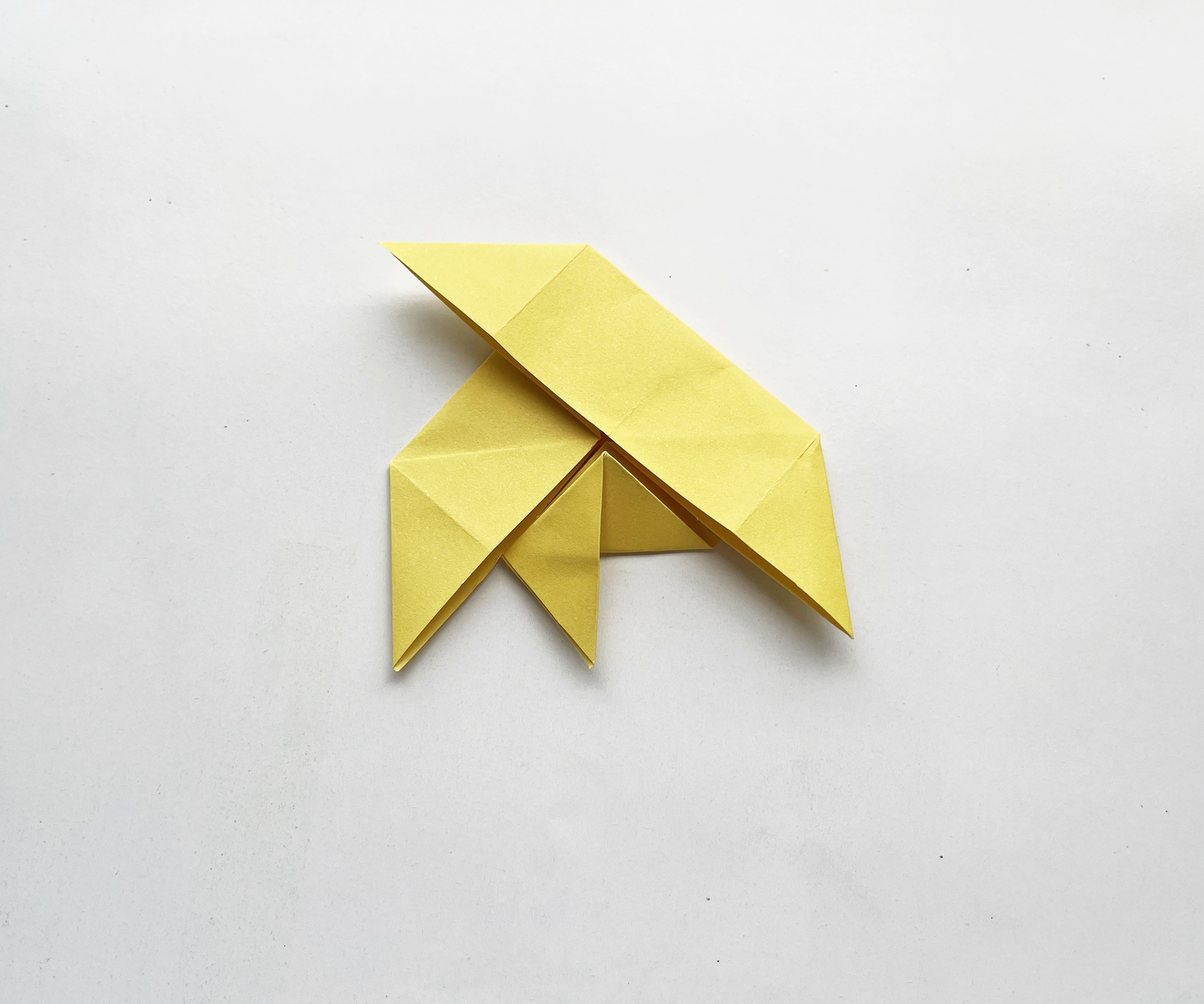 origami fish tail