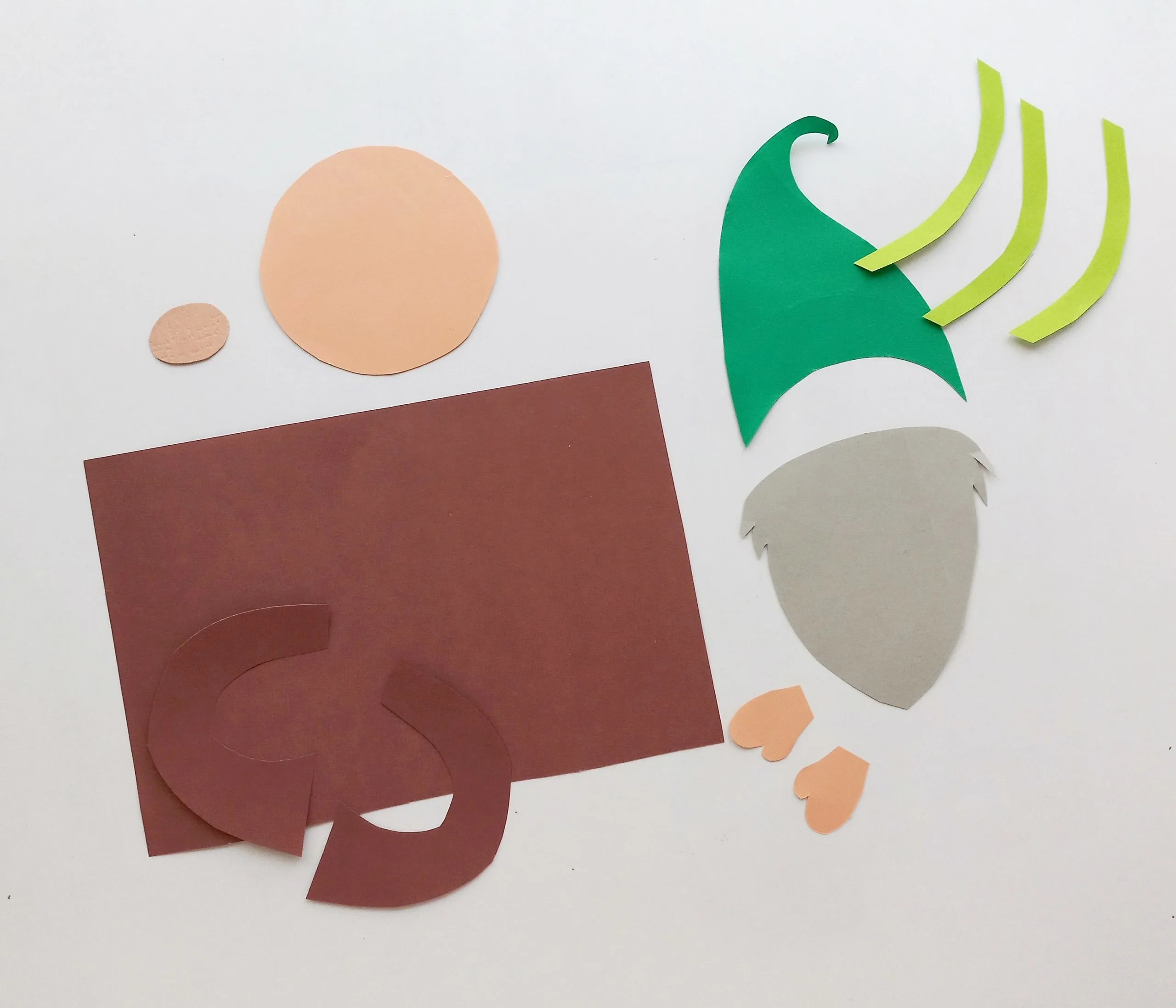 toilet paper roll gnome craft supplies