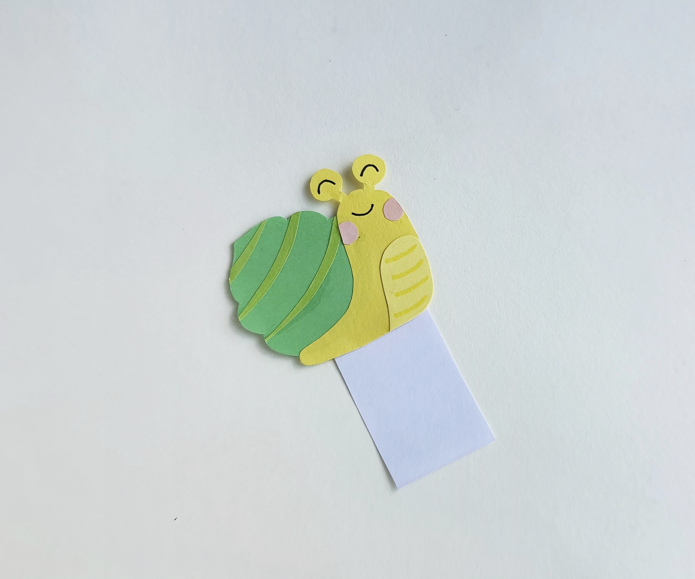 easy snail craft with paper