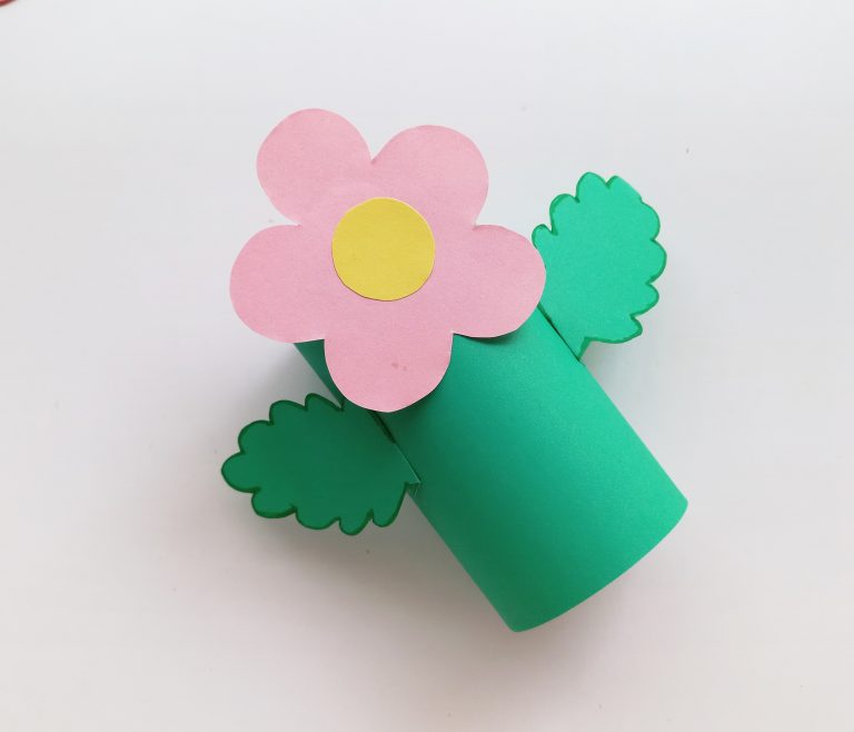 Toilet Paper Flower Craft