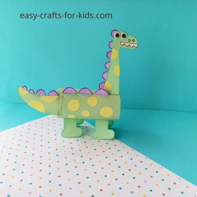 Toilet Paper Roll Brachiosaurus Craft