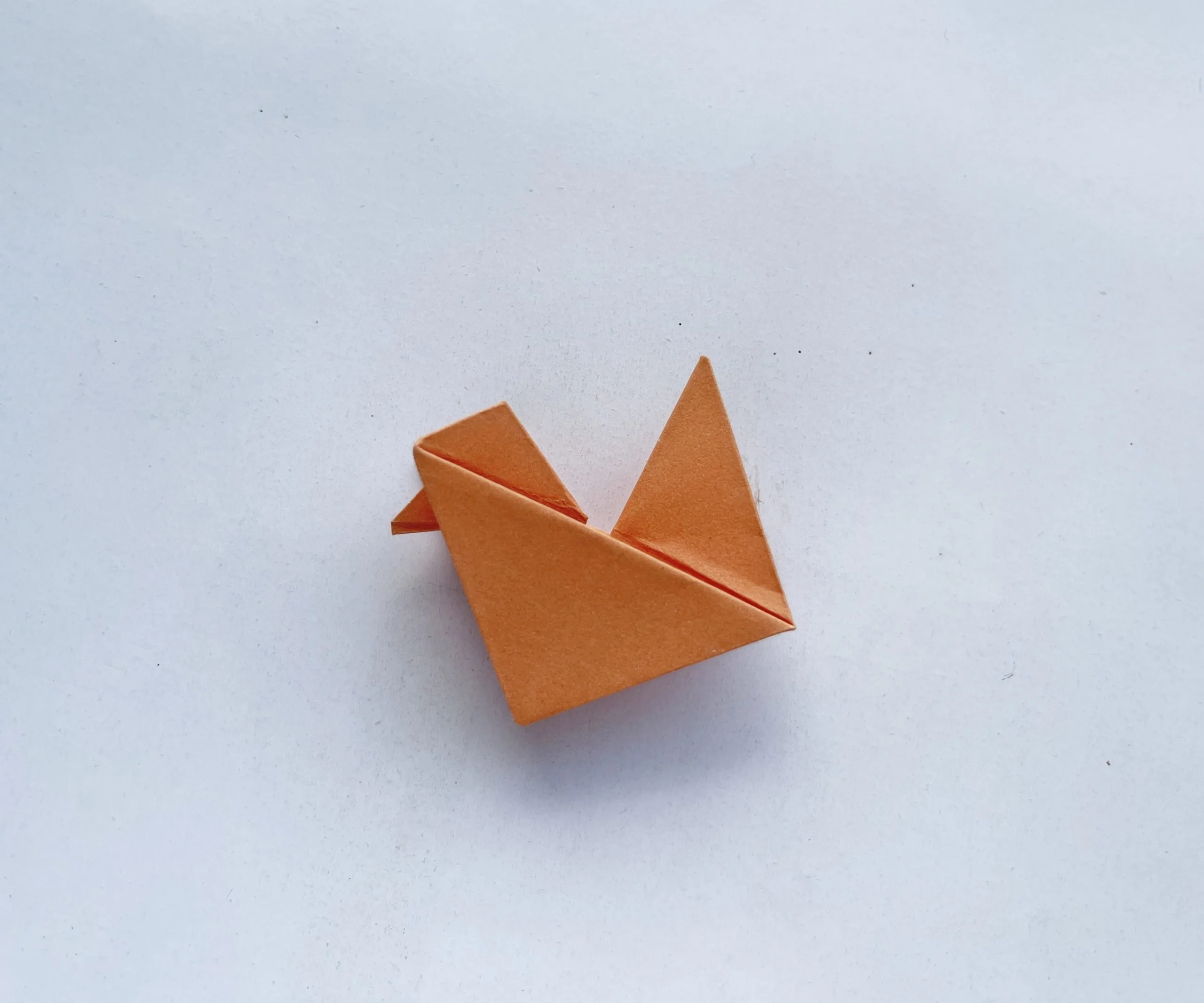 hen origami picture