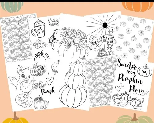 Pumpkin Printable coloring pages
