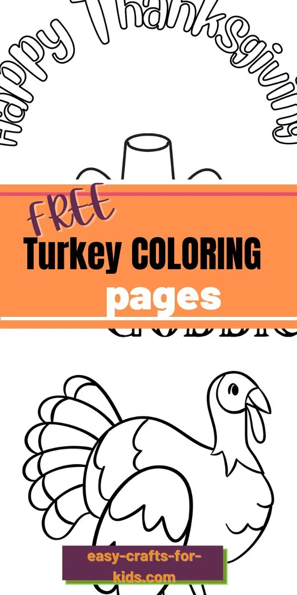 Thanksgiving Turkey Coloring Pages
