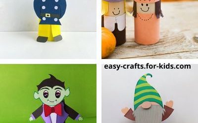 how to make people crafts out of toilet paper rolls