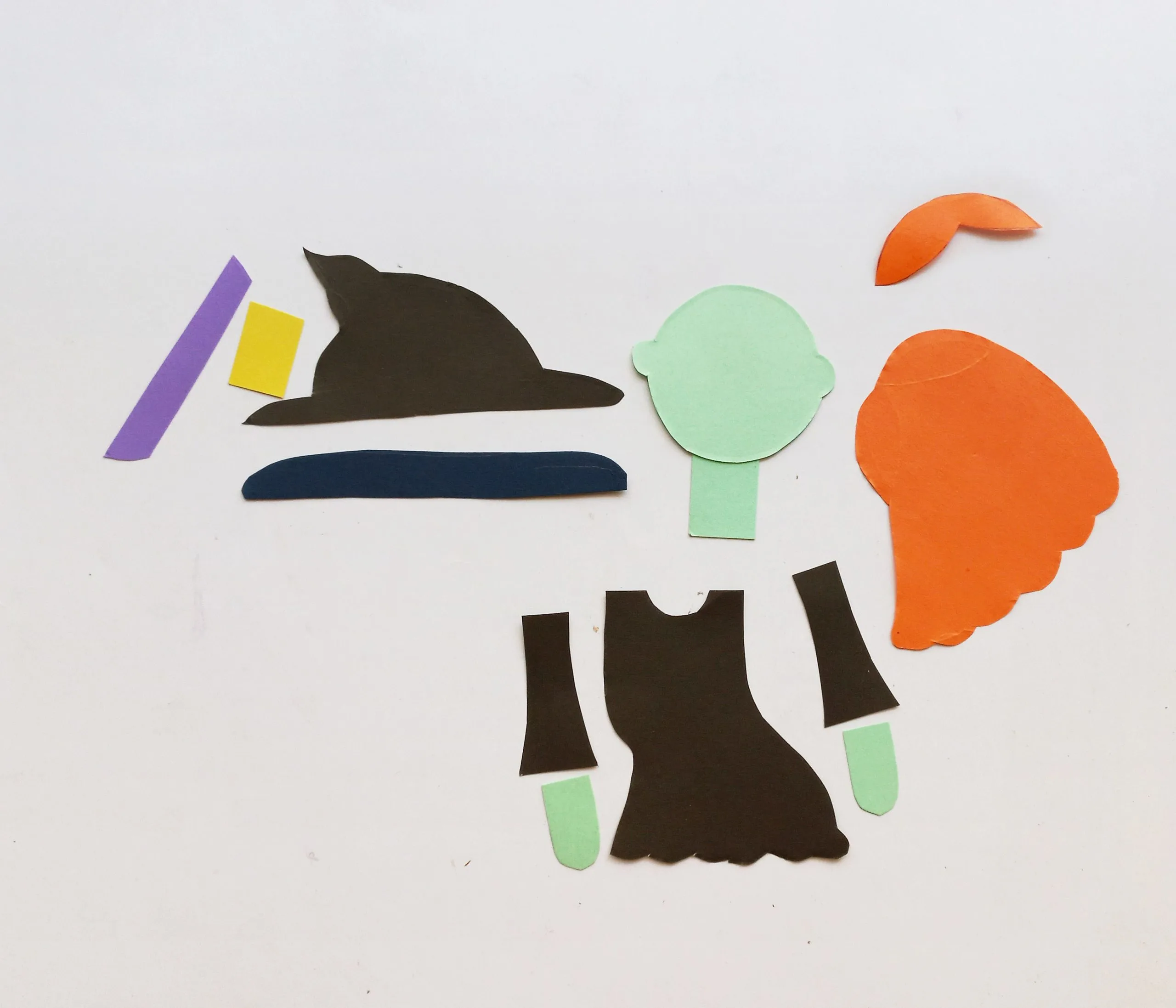 witch pop up card supplies