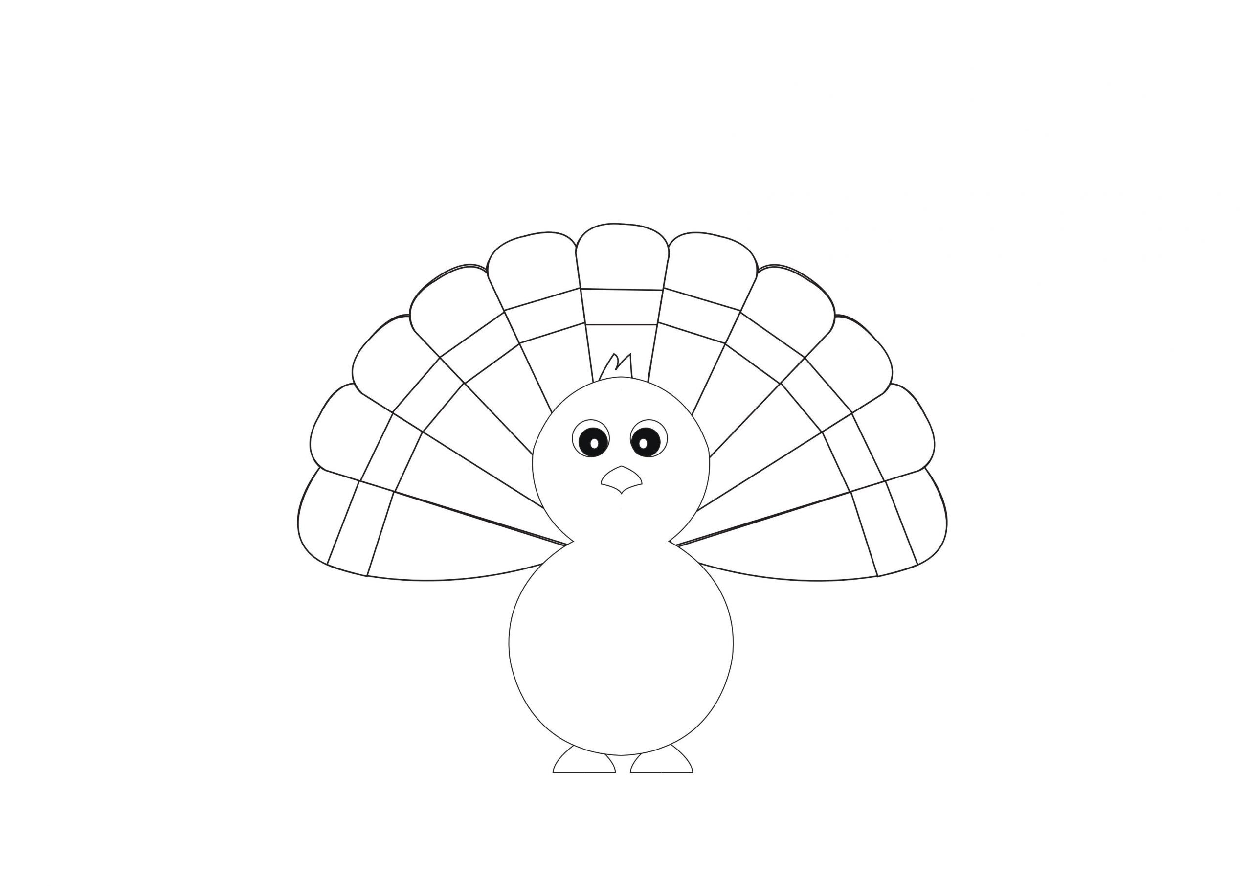 turkey drawing easy step by step