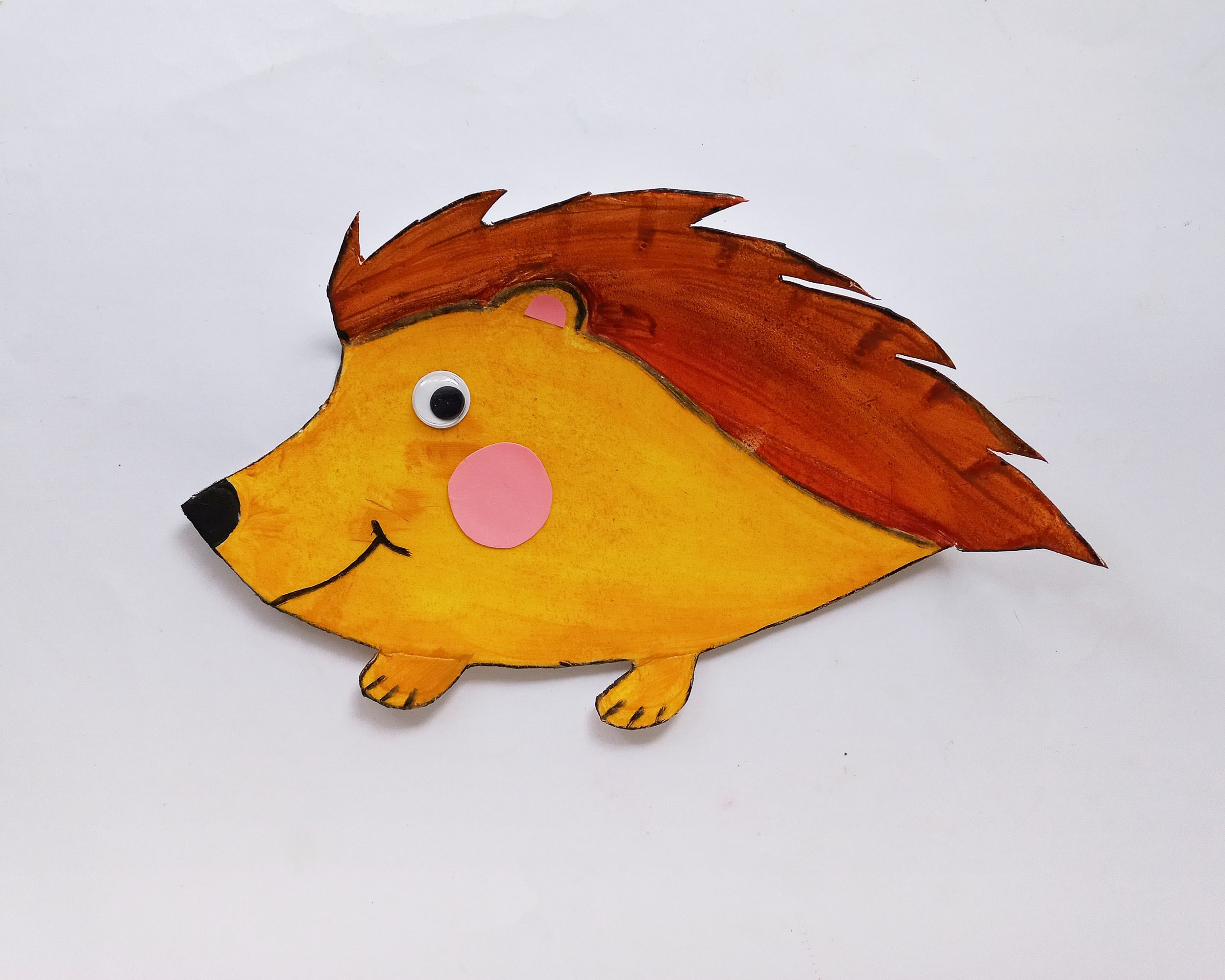 preschool hedgehog craft