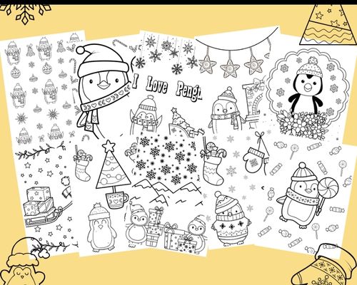 Penguin Printable coloring pages