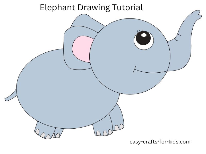 How to Draw an Elephant Easily - Step by Step Elephant Drawing How to Draw an Elephant Easily - Step by Step Elephant Drawing
