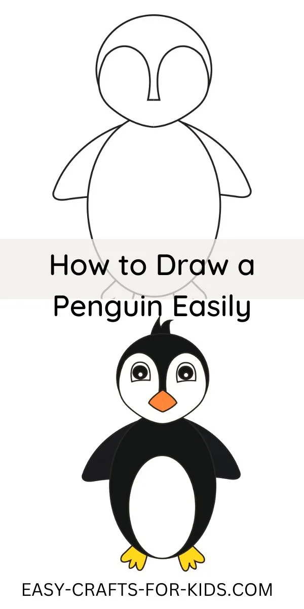 How to Draw a Penguin Easily