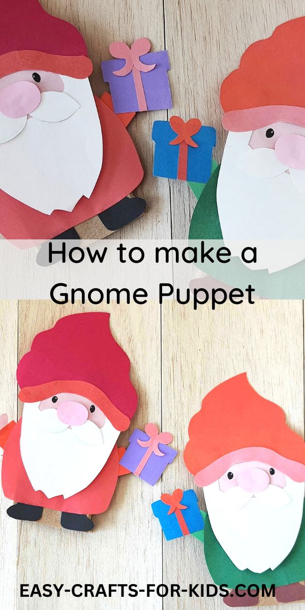 How to Make a Gnome Paper Bag Puppet