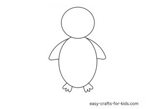 how to draw a penguin cute