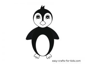 how to draw a penguin in color