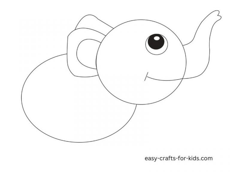 How to Draw an Elephant Easily - Step by Step Elephant Drawing Tutorial