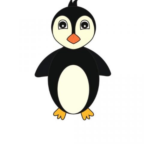 penguin drawing easy