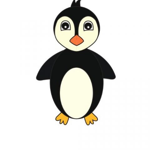 penguin drawing simple