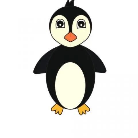 penguin drawing easy
