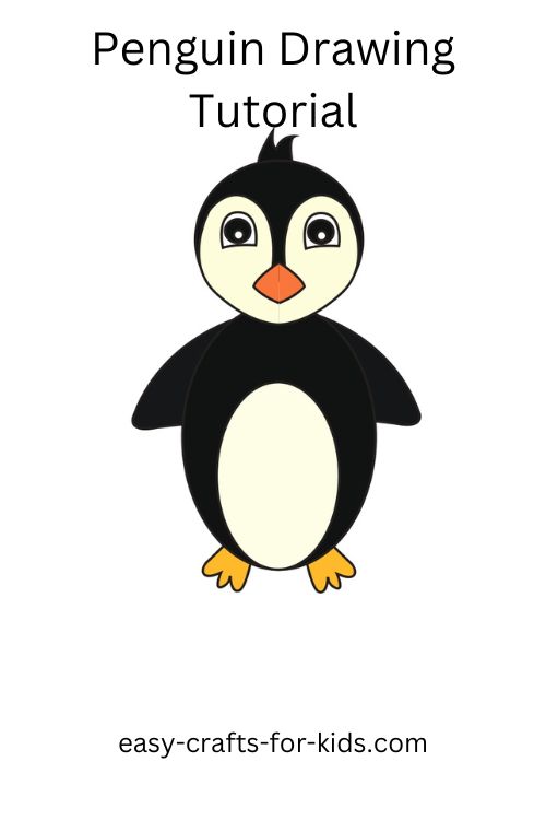 penguin drawing simple