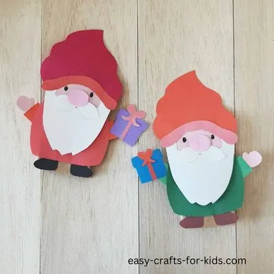 Paper Bag Gnome Puppet