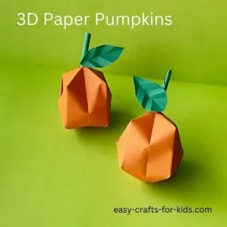 how to make a 3D pumpkin