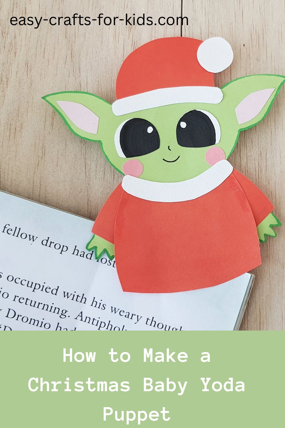 Christmas Baby Yoda Puppet