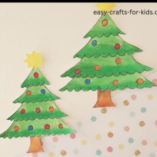 Christmas Tree Drawing for Kids