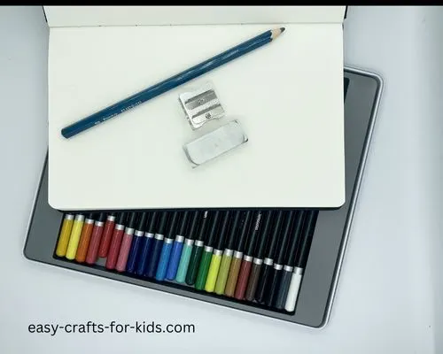 Santa Claus sleigh drawing supplies