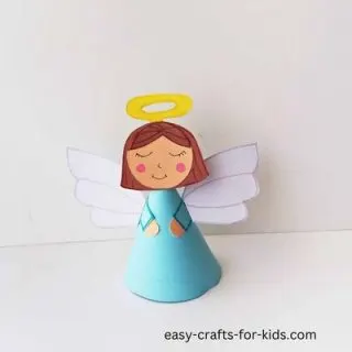 angel paper cone craft