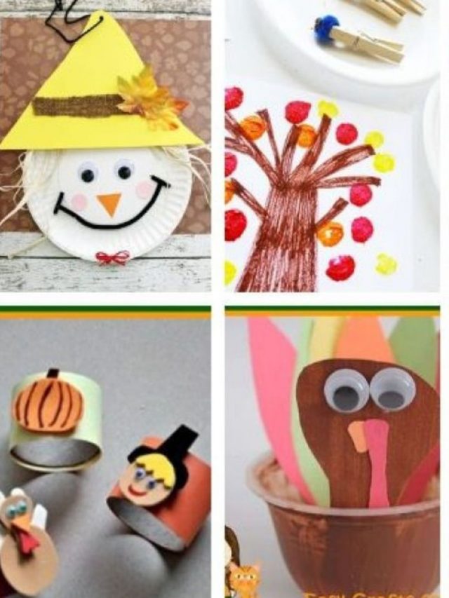 6 Crafts for November - Easy Crafts For Kids