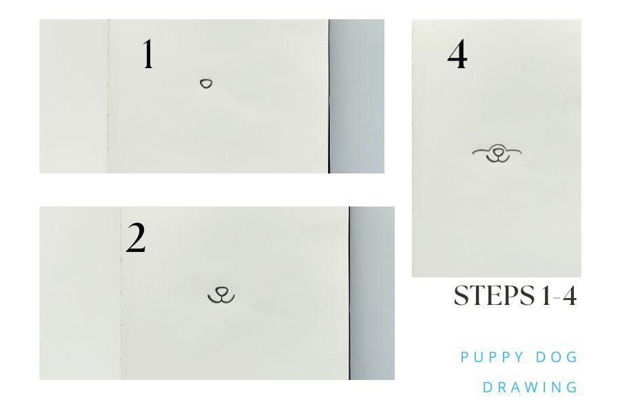easy dog drawing for beginners