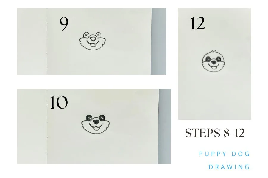 how to draw a realistic dog for kids