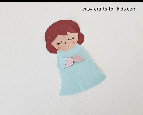 how to draw an angel face