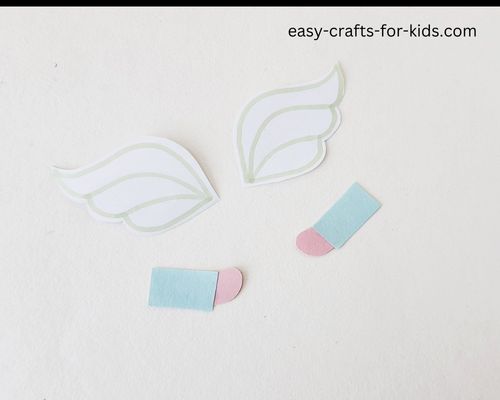 how to make an angel bookmark