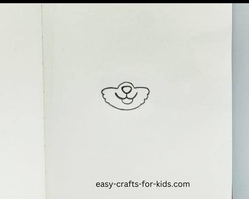 puppy drawing for kids