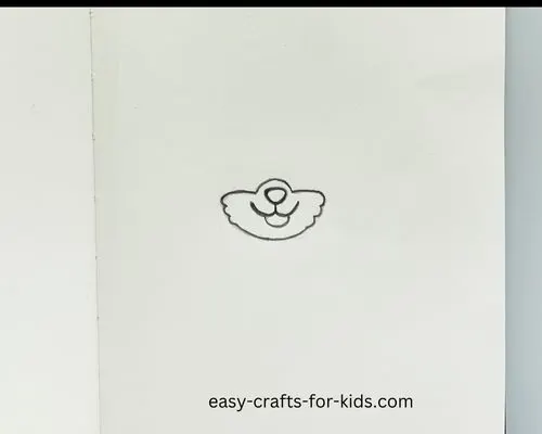 puppy drawing for kids