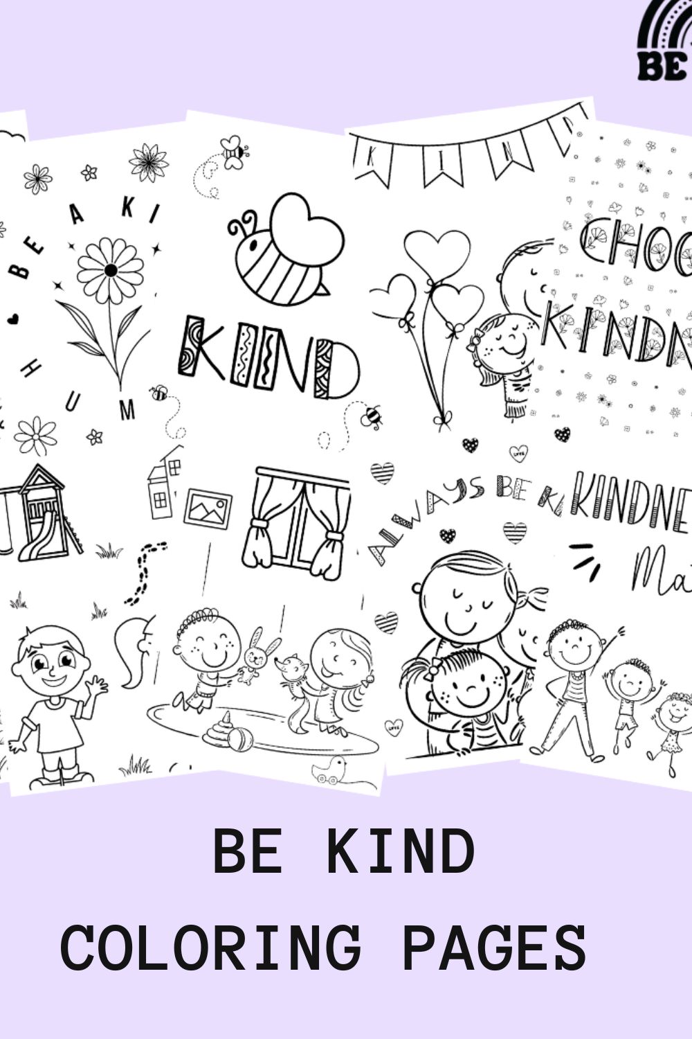 Free Kindness Coloring Pages