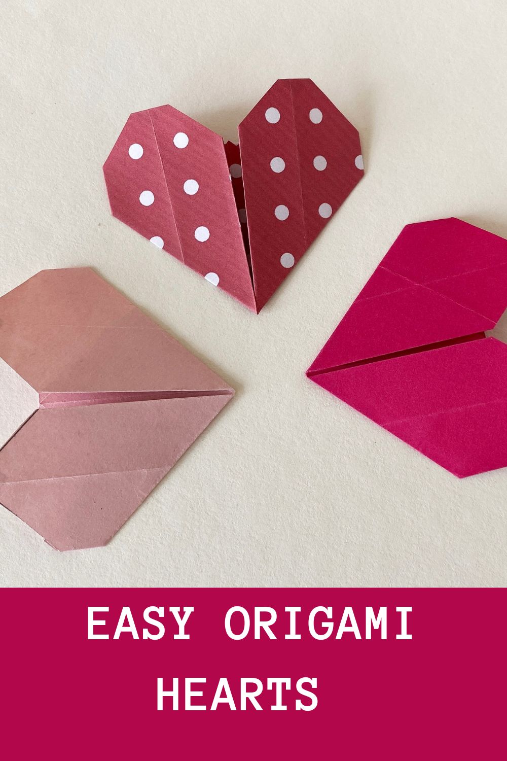 Heart Origami Valentines