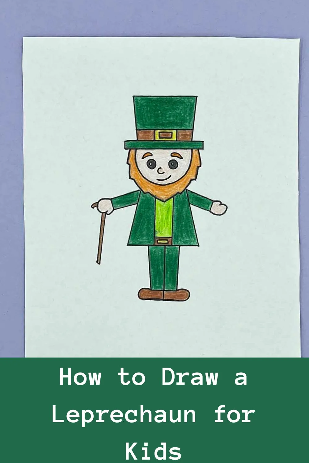 How to Draw a Leprechaun for Kids